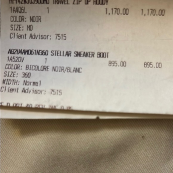 Louis Vuitton Black and White Sneakers with High-Top Design - Picture 5 of 5